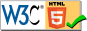 Valid HTML 5